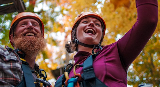 Exploring Cascade Falls in Osceola