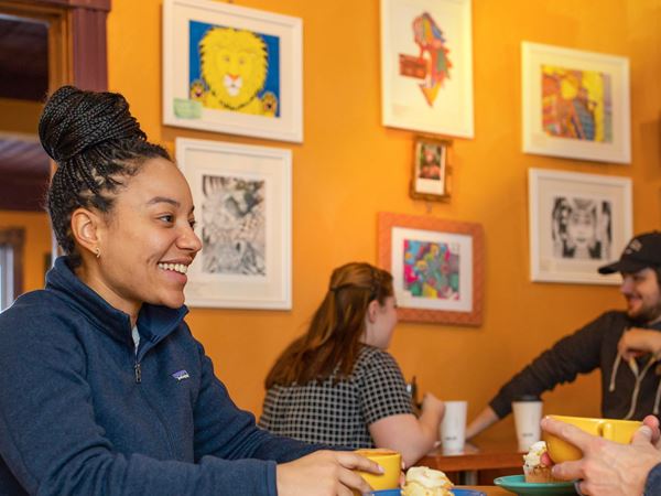 Coffee Shops & Cafes-128 Couple at Coffee Shop