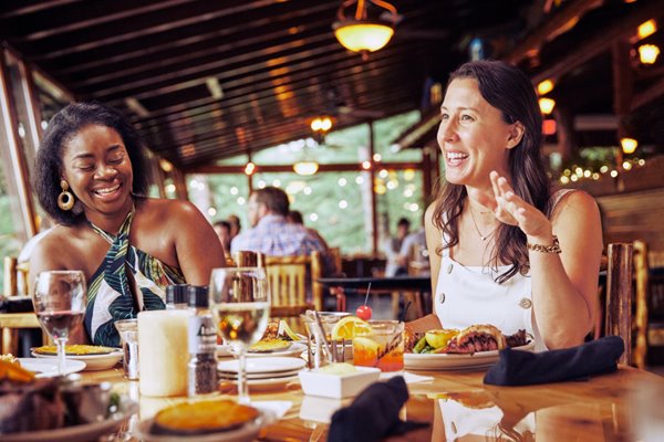 women dining at supper club
