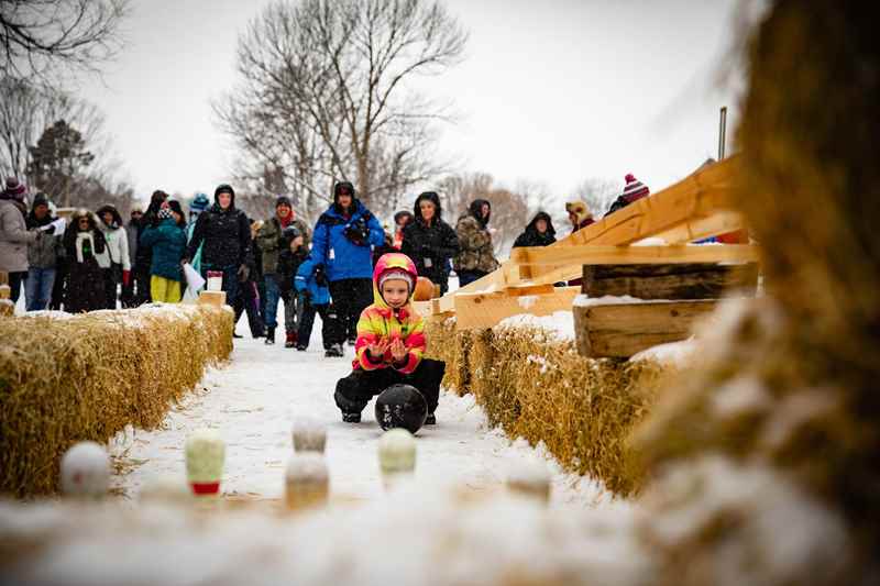 ice bowling fish creek